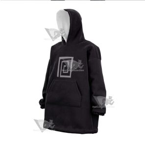 The Hollow Adam Black Cosplay Snug Oversized Blanket Hoodie