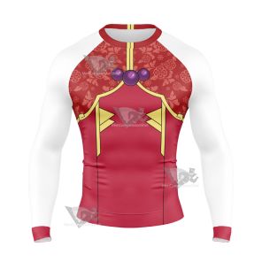 The King Of Fighters Athena Asamiya Long Sleeve Compression Shirt