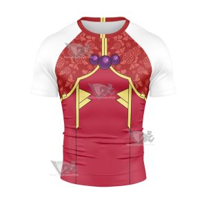 The King Of Fighters Athena Asamiya Short Sleeve Compression Shirt