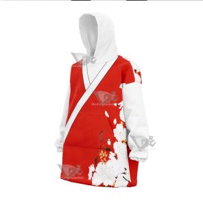 The King Of Fighters Kof Xv Mai Shiranui Snug Oversized Blanket Hoodie