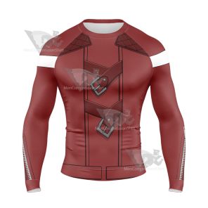 The King Of Fighters Kof Xv Yashiro Nanakase Long Sleeve Compression Shirt