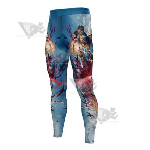 The Legend Of Zelda Link Illustration Men Compression Legging