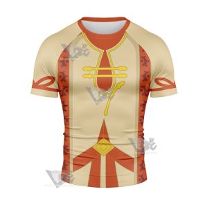 The Legend Of Zelda Purah Short Sleeve Compression Shirt