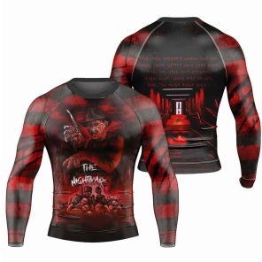 The Nightmare Of Children Mens Long Sleeve Rash Guard