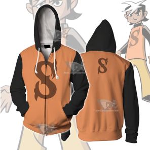 The Secret Saturdays Zak Yellow Csplay Zip Up Hoodie