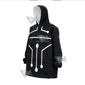 The Zeta Project Rosalie Rowan Black Cosplay Oversized Blanket Hoodie