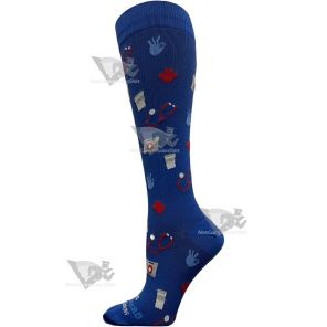 This Superhero Wears Scrubs Womens Compression Socks