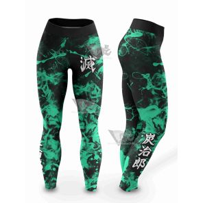 Tie Dye Tanjiro Women Compression Leggings