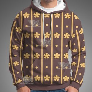 Trafalgar Law Flower Cosplay Hoodie