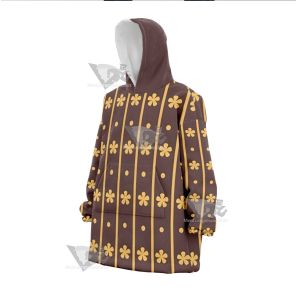 Trafalgar Law Flower Snug Oversized Blanket Hoodie