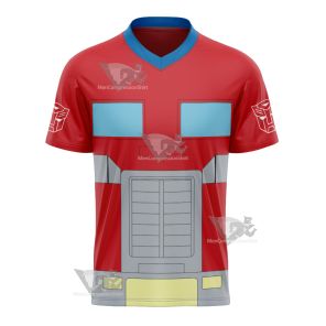 Transformers Optimus Prime G1 Football Jersey