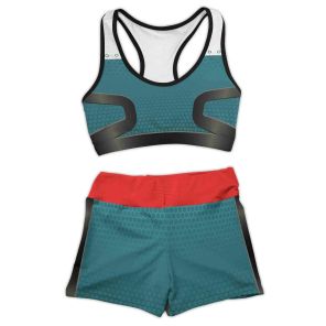 Ua High Izuku Women Compression Active Wear Set