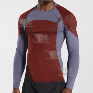 Uchiha Madara Blue Long Sleeve Compression Shirt