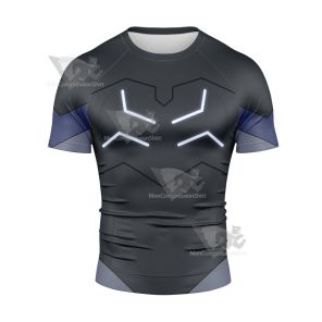 Voltron Legendary Defender Keith Black Short Sleeve Compression Shirt