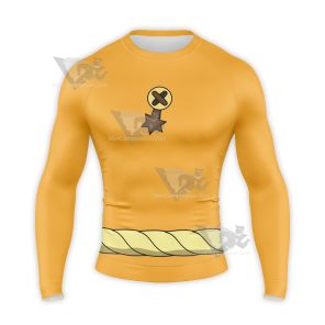 Wakfu Yugo Yellow Cosplay Long Sleeve Compression Shirt