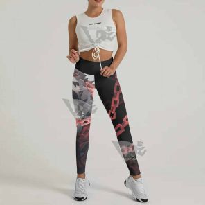 Warrior Panda Skull Leggings