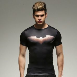 Wayne Short Sleeves Compression Shirts For Men