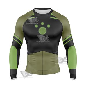 Wild Kratts Chris Green Cosplay Long Sleeve Compression Shirt