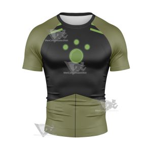 Wild Kratts Chris Green Cosplay Short Sleeve Compression Shirt