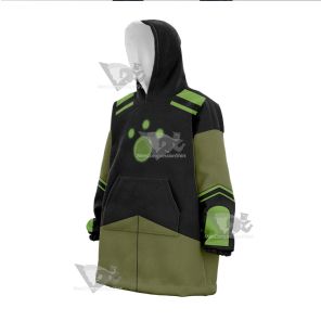 Wild Kratts Chris Green Cosplay Snug Oversized Blanket Hoodie