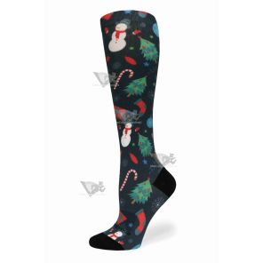 Women Compression Socks Frostys Party