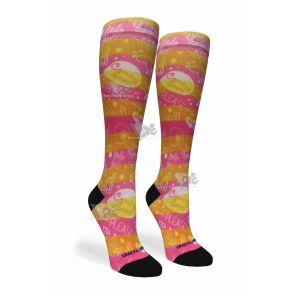 Women Compression Socks Hello Baby