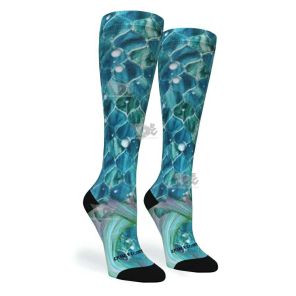 Women Compression Socks Mermaid Mosaic