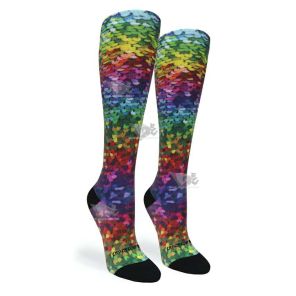 Women Compression Socks Sequin