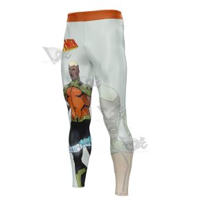 Young Justice Aquaman Ii Mens Compression Legging