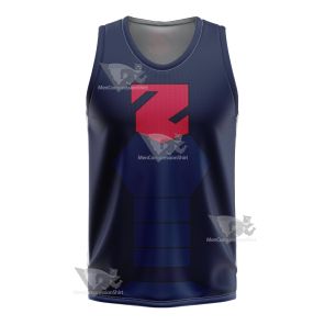 Young Justice Lor Zod Blue Cosplay Basketball Jersey