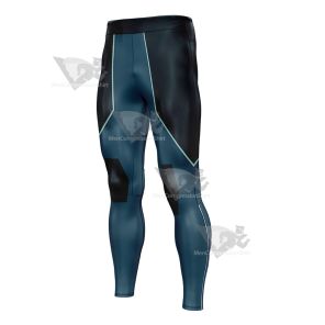 Young Justice Tempest Blue Mens Compression Legging