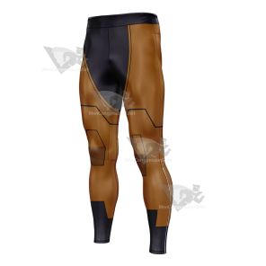 Young Justice Tigress Brown Mens Compression Legging