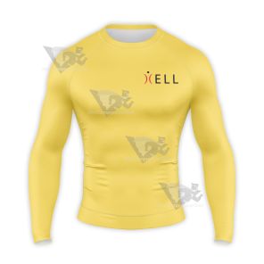 Your Pretty Face Is Going To Hell Yellow Cosplay Long Sleeve Compression Shirt