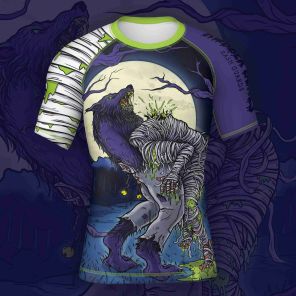 Youth Full Moon Short Sleeve Rash Guard