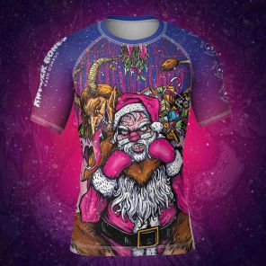 Youth Krampus Xmas Short Sleeve Rash Guard