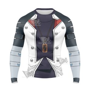 Yu Gi Oh Seto Kaiba Long Sleeve Compression Shirt