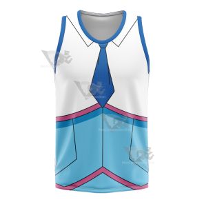 Yu Gi Oh Vrains Blue Angel Aoi Zaizen Basketball Jersey