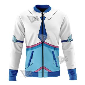 Yu Gi Oh Vrains Blue Angel Aoi Zaizen Bomber Jacket