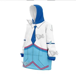 Yu Gi Oh Vrains Blue Angel Aoi Zaizen Snug Oversized Blanket Hoodie