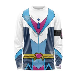 Yu Gi Oh Vrains Blue Maiden Aoi Zaizen Long Sleeve Shirt