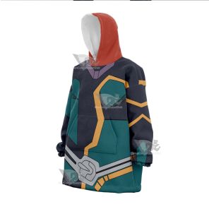 Yu Gi Oh Vrains Playmaker Yusaku Fujiki Snug Oversized Blanket Hoodie