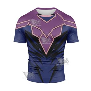 Yu Gi Oh Yugioh Dark Magician Short Sleeve Compression Shirt