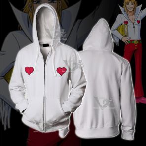 Zatch Bell Parco Folgore Love Cosplay Zip Up Hoodie