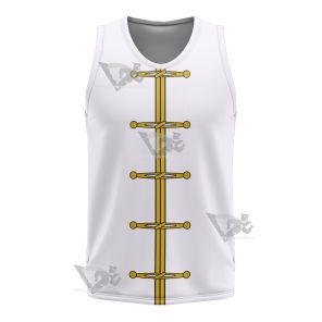 Zatch Bell Wonrei White Cosplay Basketball Jersey