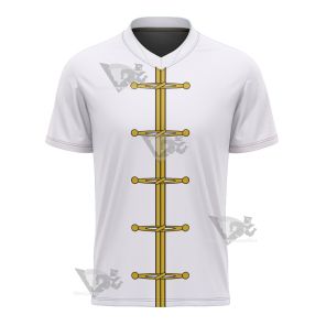 Zatch Bell Wonrei White Cosplay Football Jersey