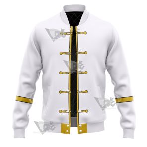 Zatch Bell Wonrei White Cosplay Varsity Jacket