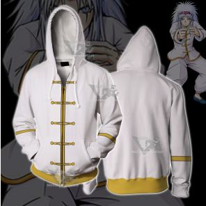 Zatch Bell Wonrei White Cosplay Zip Up Hoodie