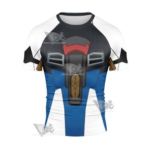 Zgmf X20a Strike Freedom Gundam Short Sleeve Compression Shirt