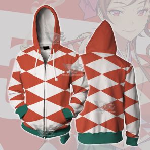 Zombieland Saga Yuugiri Cosplay Zip Up Hoodie