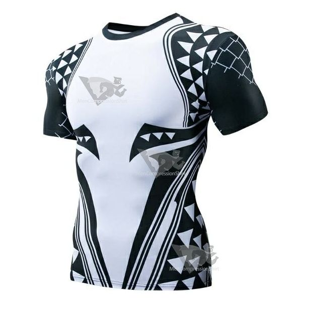 Aquaman Dark Tattoo Short Sleeve Dri-Fit Rash Guard